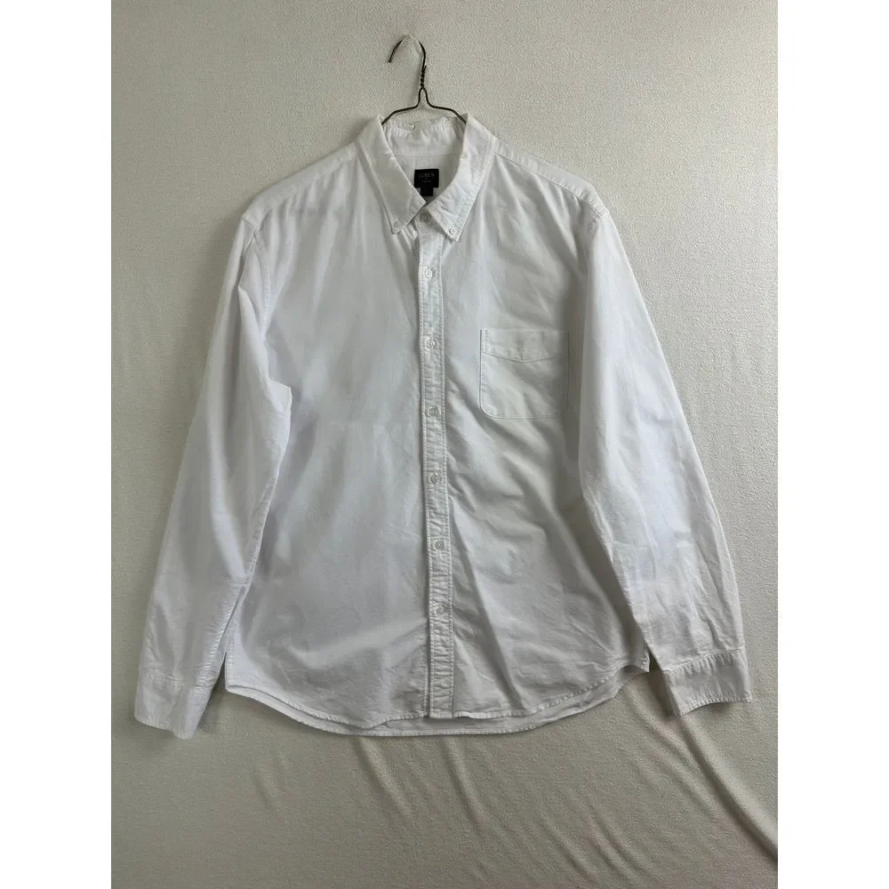 J‎ Crew Button Up Men's Extra Large Long Sleeve Flex